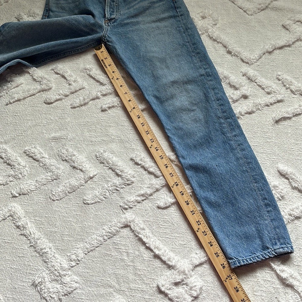 Agolde Light Blue High Rise Jeans - Picture 9 of 16